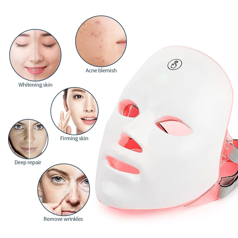 LumiGlow™ LED Light Therapy Mask – Radiant Skin, Effortlessly