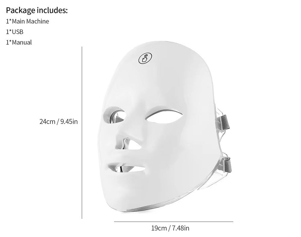 LumiGlow™ LED Light Therapy Mask – Radiant Skin, Effortlessly